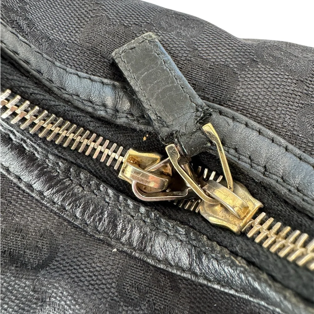 Gucci Black Monogram Hobo Bag - Picture 4 of 5